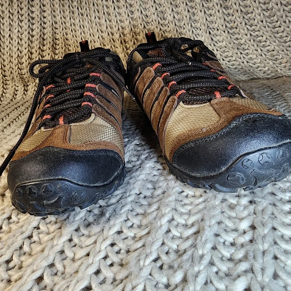 RedHead Trekker Low Brown Leather Hiking Trail Waterproof Mens Size 9M   5244094